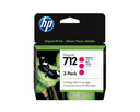HP 712 / 3ED78A magenta ink cartridge, 29 ml (3-pack)