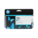 HP 738 / 498N5A cyan ink cartridge, 130 ml