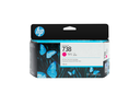 HP 738 / 498N6A magenta ink cartridge, 130 ml