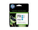 HP 711 / CZ134A cyan ink cartridge, 29 ml (3-pack)