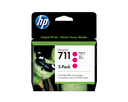 Cartouche d'encre HP 711 / CZ135A magenta, 29 ml (lot de 3)