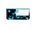 HP 727 / F9J76A cyan ink cartridge, 300 ml