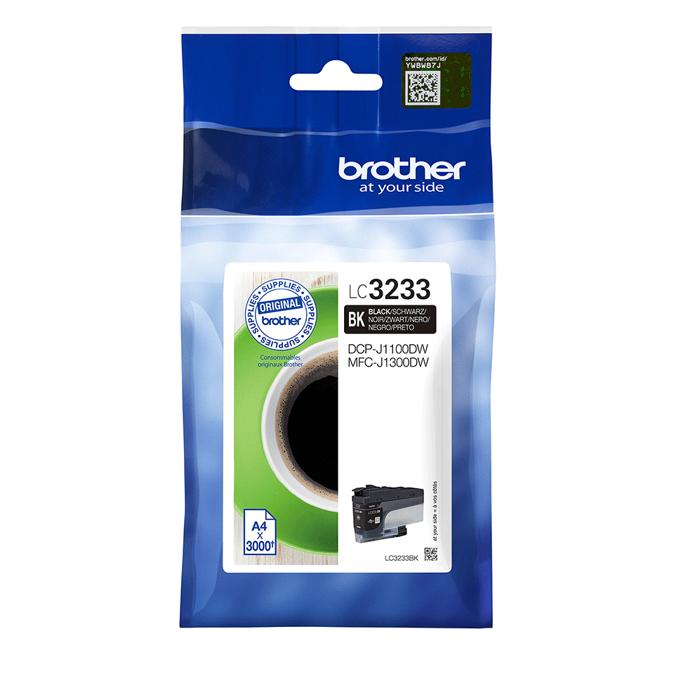 [LC3233BK] Cartouche d'encre Brother LC-3233BK / LC3233BK noire, 3 000 pages