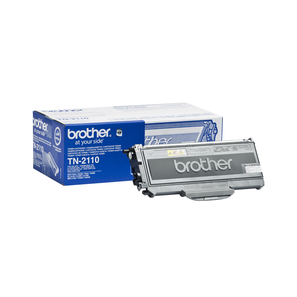 Brother Toner TN-2110 / TN2110 Schwarz, 1.500 Seiten