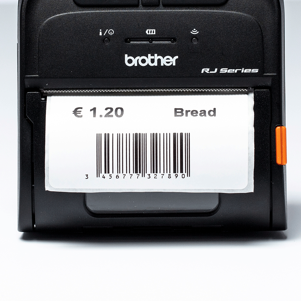 Brother BDE-1J044076-040 Einzeletiketten Thermopapier, 76 x 44 mm, 70 Etiketten x 24 Rollen
