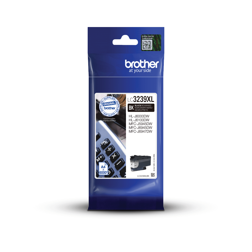 [LC3239XLBK] Brother LC-3239XLBK / LC3239XLBK black ink cartridge XL, 6,000 pages