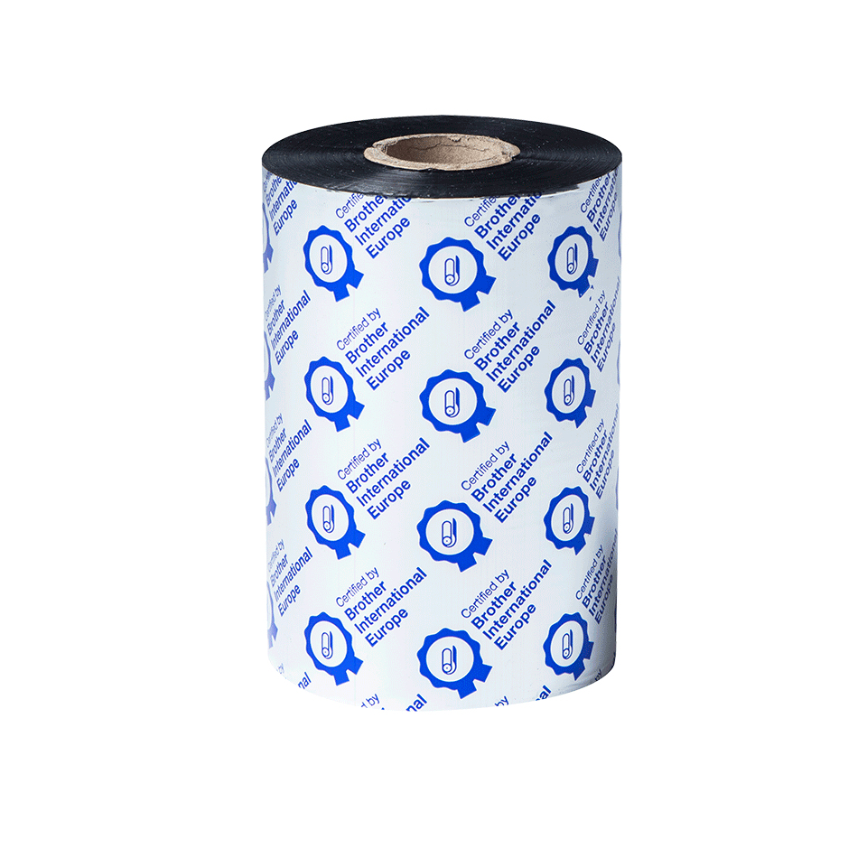 Ruban encreur Brother BSS-1D450-110 cire-résine standard, 110 mm x 450 m, lot de 8