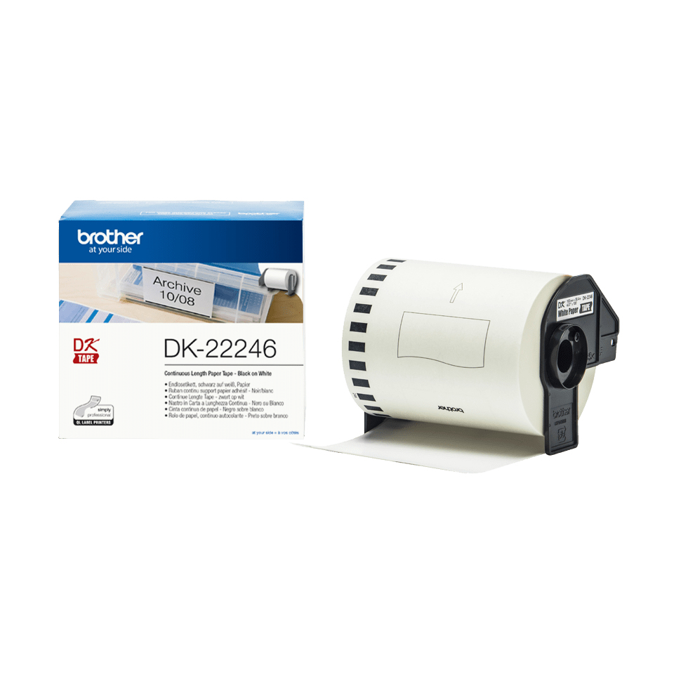 [DK22246] Brother DK-22246 / DK22246 continuous paper roll, black on white, 103.6 mm x 30.48 m