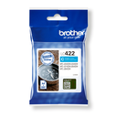 Brother Tintenpatrone LC-422C / LC422C Cyan, 550 Seiten