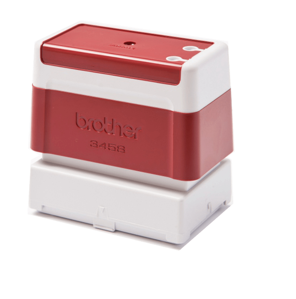[PR3458R6P] Brother PR3458R6P pre-inked stamps 34 x 58 mm red, pack of 6