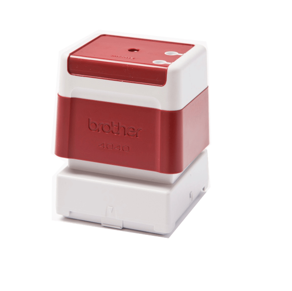 Brother PR4040R6P Fertigstempel 40 x 40 mm rot, 6er-Pack