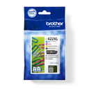 Brother Tinten-Multipack LC-422XLVAL / LC422XLVAL, 4 Farben XL, 1.500 Seiten