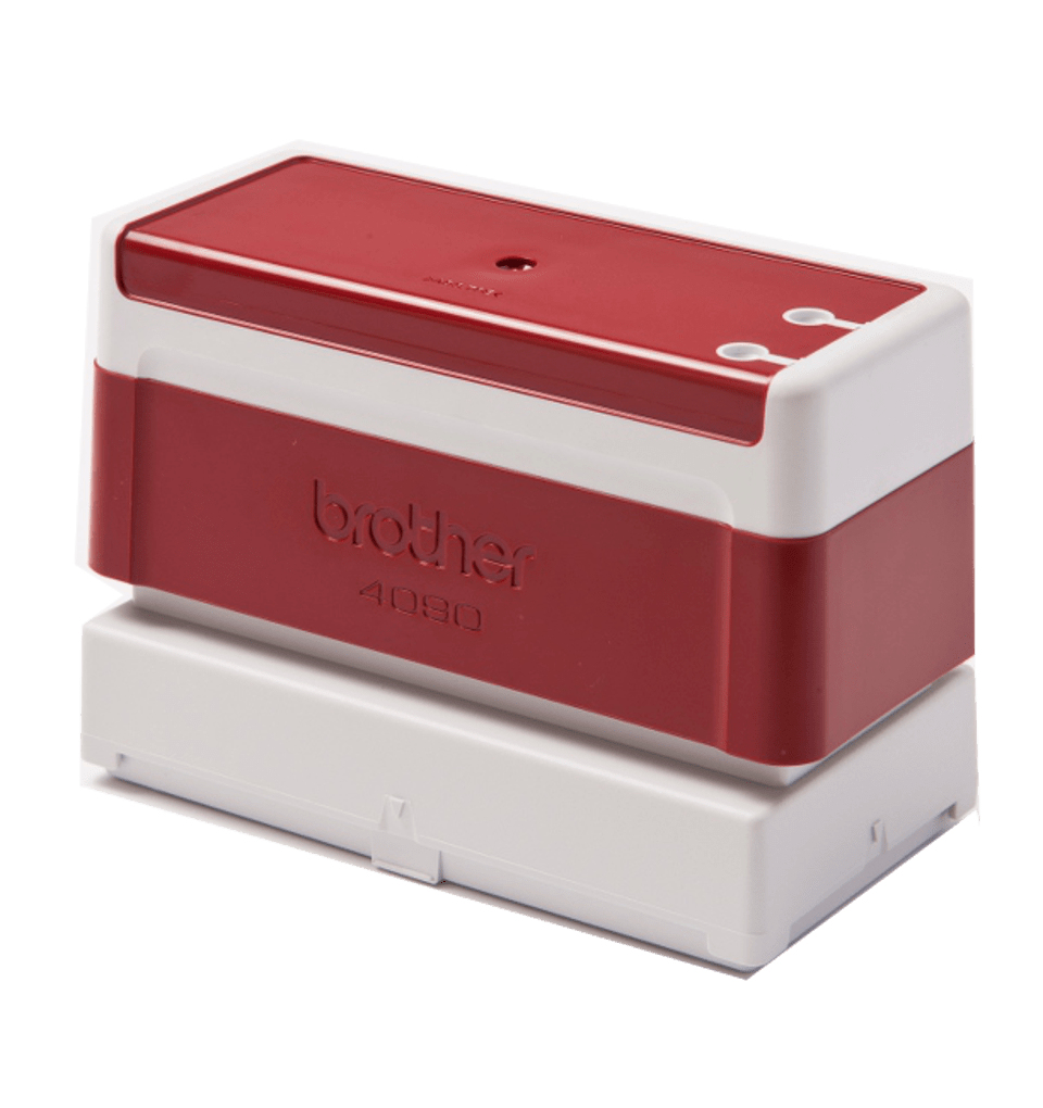 [PR4090R6P] Tampons Brother PR4090R6P 40 x 90 mm rouge, lot de 6