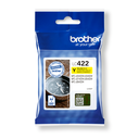 Brother Tintenpatrone LC-422Y / LC422Y Gelb, 550 Seiten