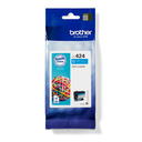 Brother Tintenpatrone LC-424C / LC424C Cyan, 750 Seiten