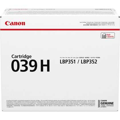 Canon 039H / 0288C002 black XL toner, 25,000 pages