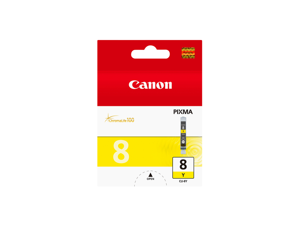 Cartouche d'encre Canon CLI-8Y / 0623B001 jaune, 280 pages