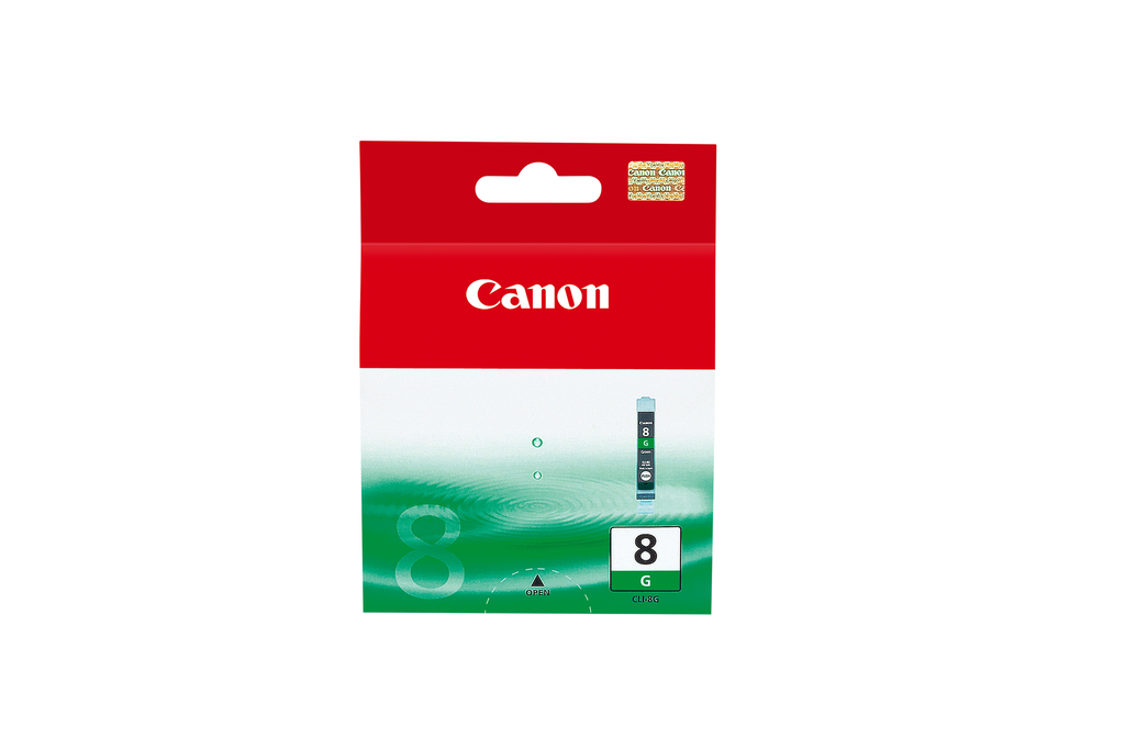 Cartouche d'encre Canon CLI-8G / 0627B001 vert, 5 840 pages