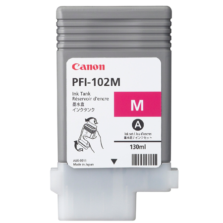 Cartouche d'encre Canon PFI-102M / 0897B001 magenta, 130 ml