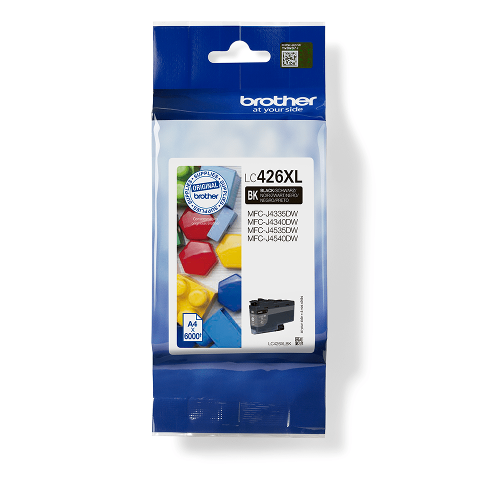 [LC426XLBK] Brother LC-426XLBK / LC426XLBK black ink cartridge XL, 6,000 pages
