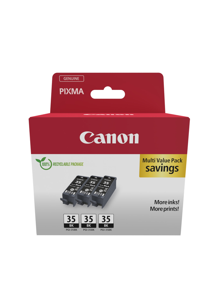 Canon PGI-35 / 1509B028 black ink 3-pack