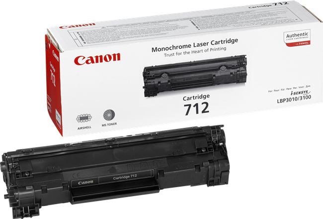 Toner Canon 712 / 1870B002 Schwarz, 1.500 Seiten