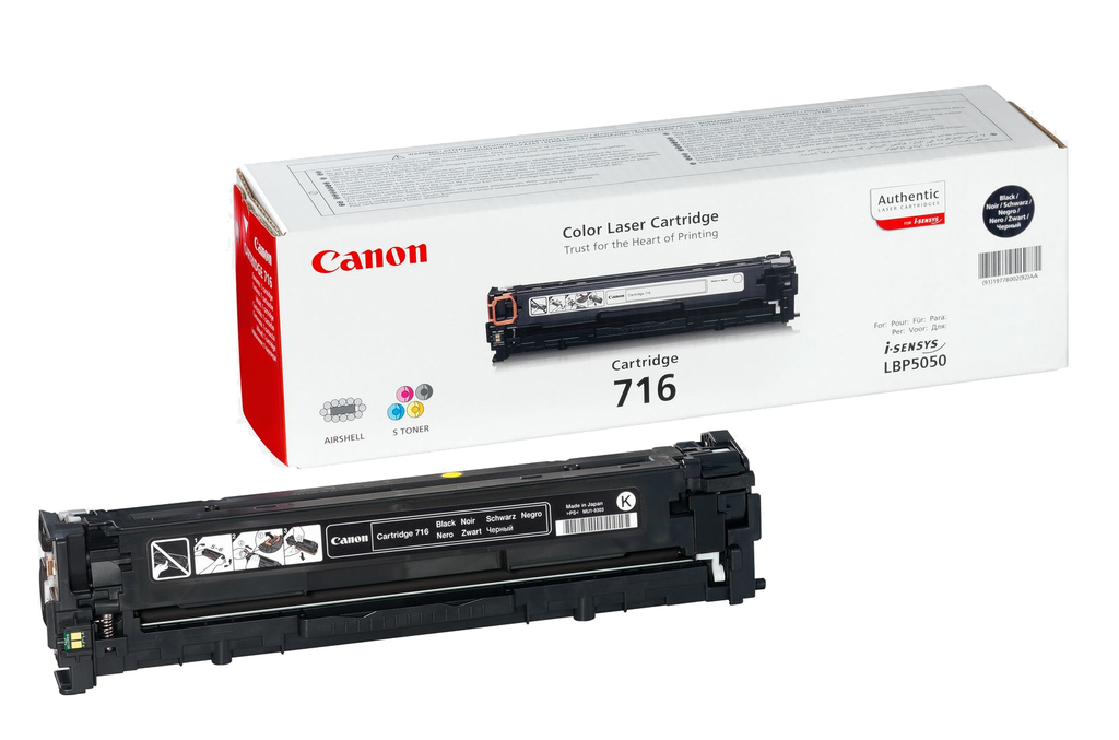 Toner Canon 716 / 1980B002 noir, 2 300 pages