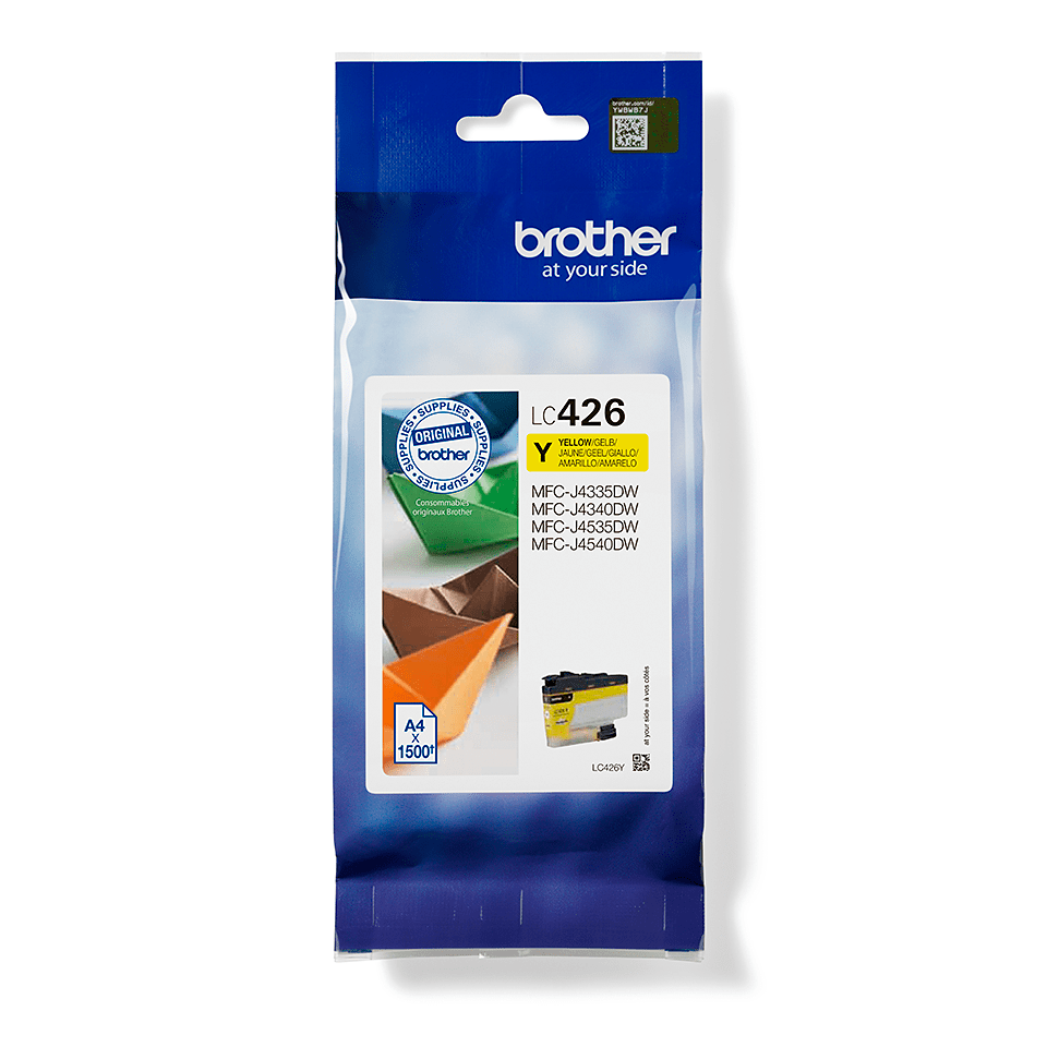 [LC426Y] Brother LC-426Y / LC426Y yellow ink cartridge, 1,500 pages