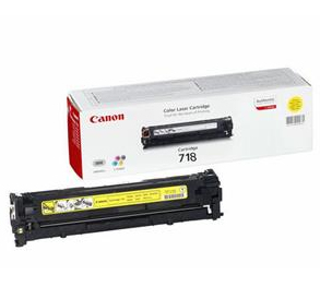 Toner Canon 718YP / 2659B014 jaune, 2 900 pages