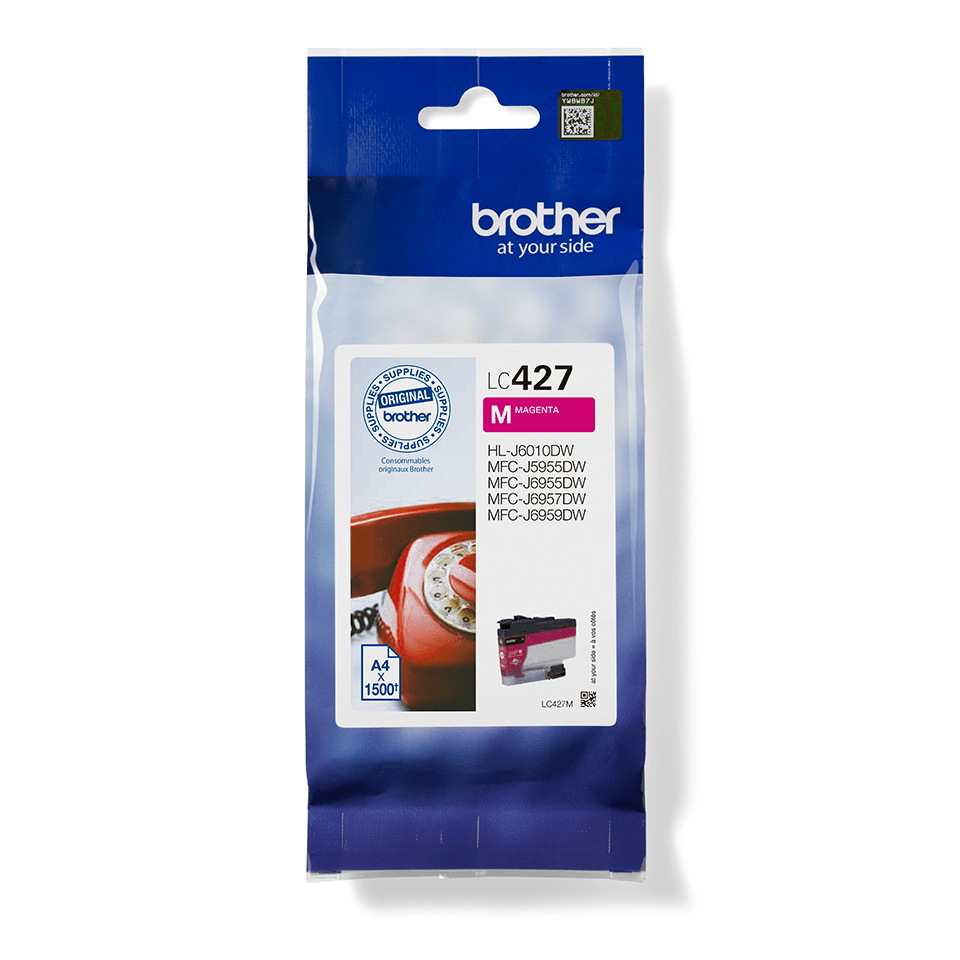 [LC427M] Cartouche d'encre Brother LC-427M / LC427M magenta, 1 500 pages
