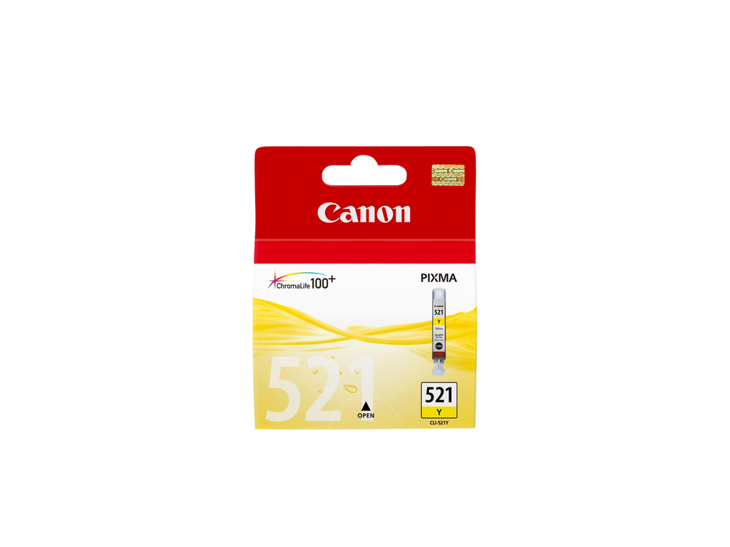 Canon CLI-521Y / 2936B001 yellow ink cartridge, 510 pages