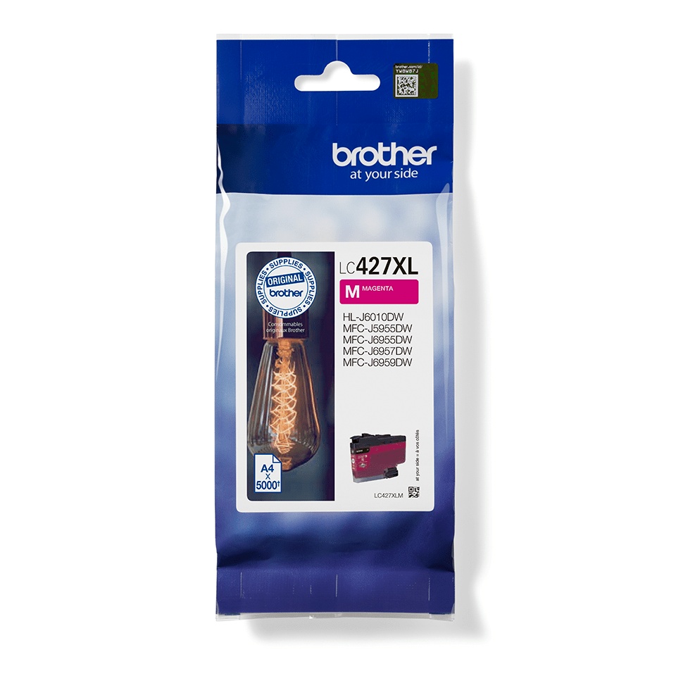 [LC427XLM] Brother Tintenpatrone LC-427XLM / LC427XLM Magenta XL, 5.000 Seiten