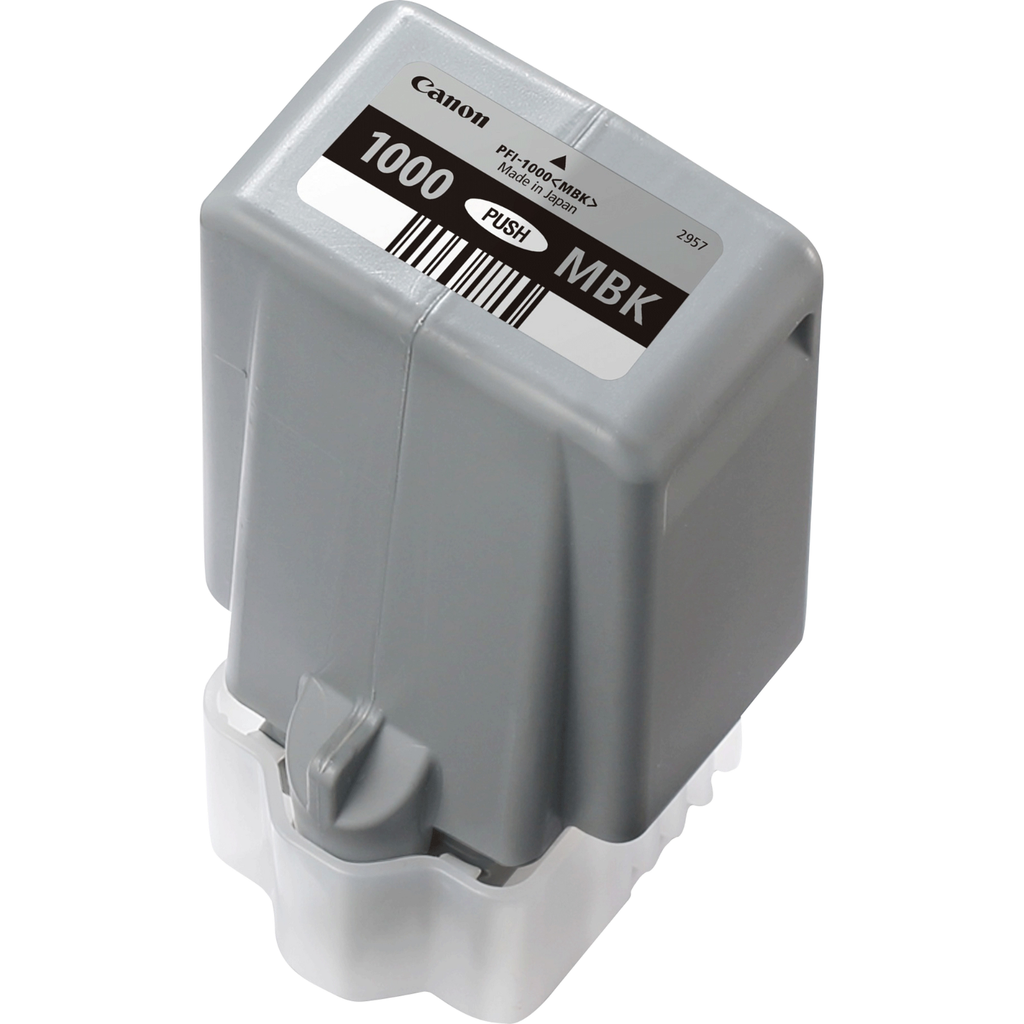Canon PFI-1000 / 0545C001 matte black ink cartridge, 5,490 pages