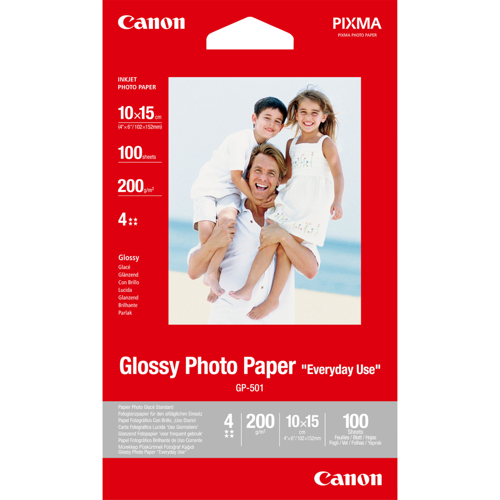 Papier photo Canon GP-501 / 0775B003, 100 feuilles