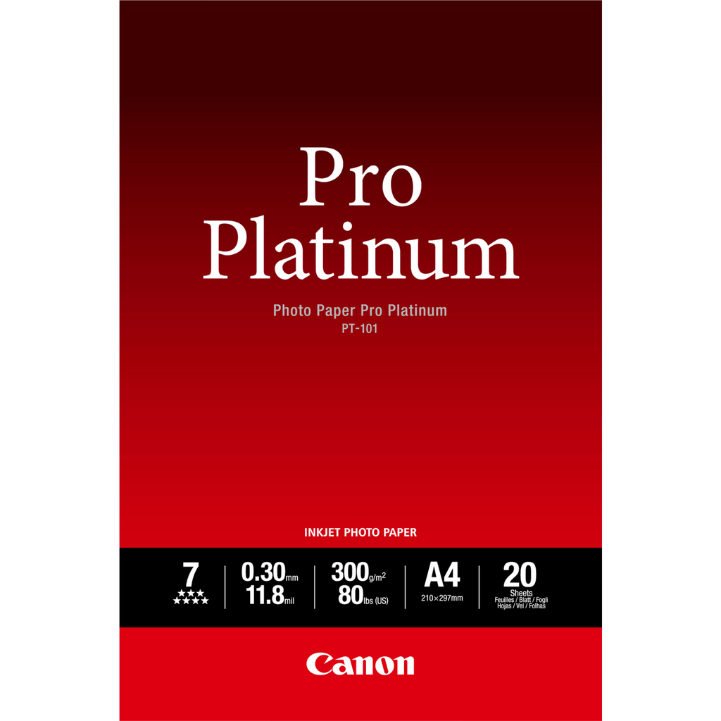 [2768B016] Canon PT-101 / 2768B016 photo paper, 20 sheets