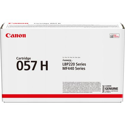 Canon 057HP / 3010C004 black XL toner, 10,000 pages
