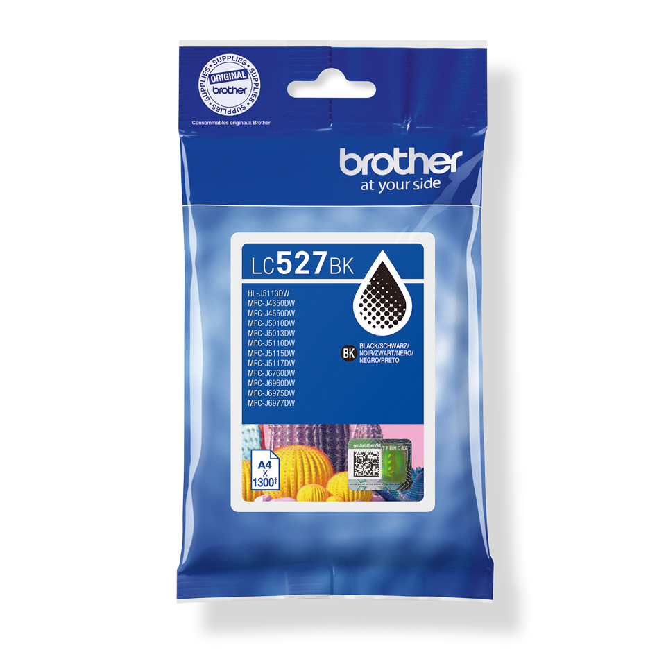 [LC527BK] Brother Tintenpatrone LC-527BK / LC527BK Schwarz, 1.300 Seiten