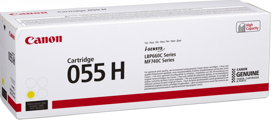 Toner Canon 055H / 3017C002 Gelb XL, 5.900 Seiten
