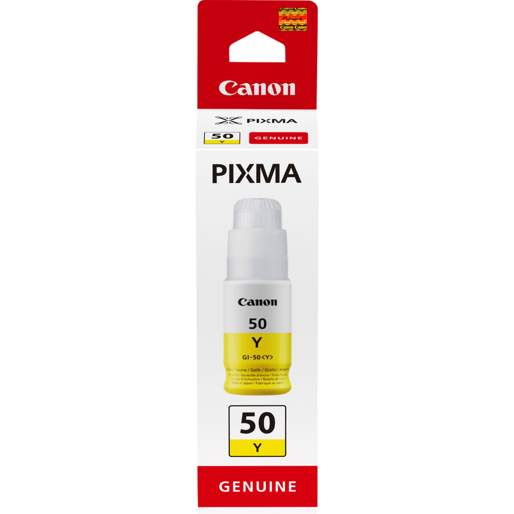Canon GI-50Y / 3405C001 yellow ink bottle