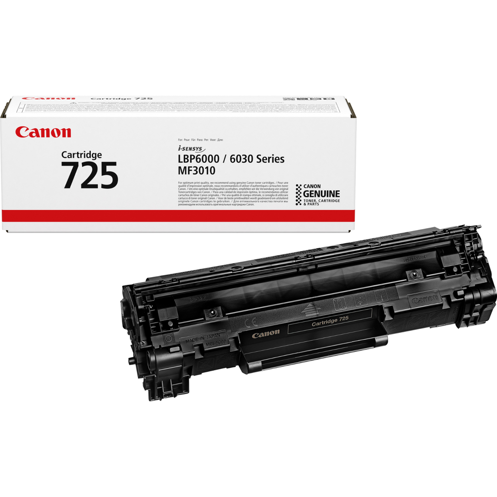Canon 725 / 3484B002 black toner, 1,600 pages