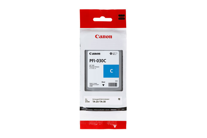 Tintenpatrone Canon PFI-030C / 3490C001 Cyan, 55 ml