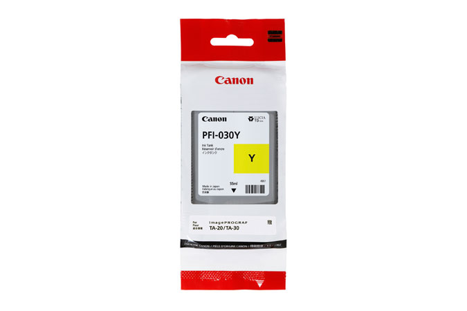 Cartouche d'encre Canon PFI-030Y / 3492C001 jaune, 55 ml