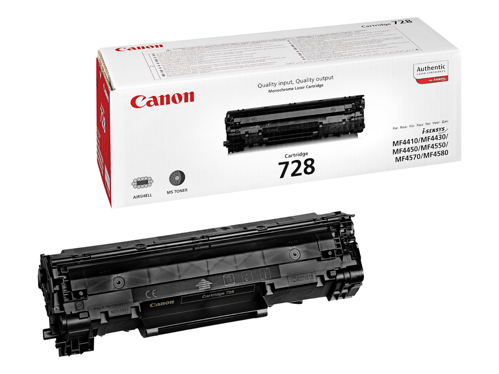 Toner Canon 728 / 3500B002 Schwarz, 2.100 Seiten