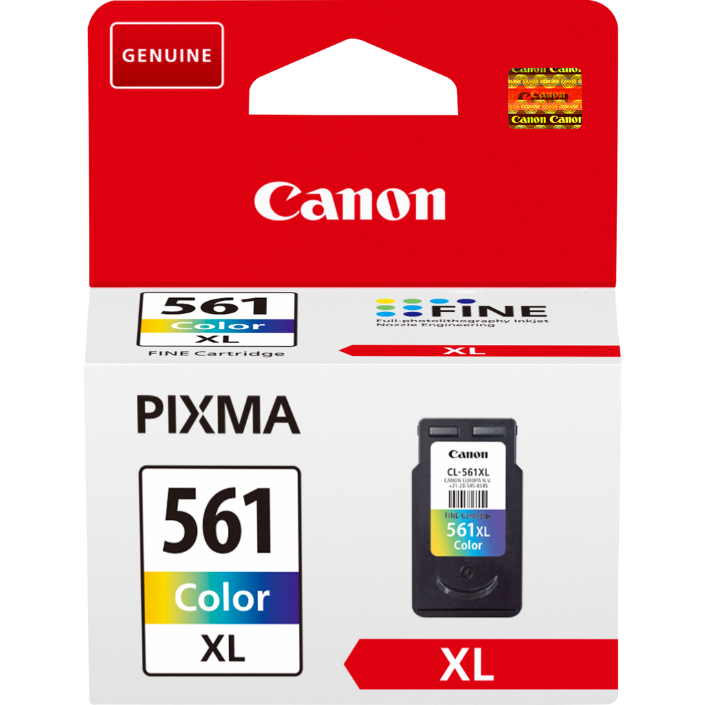 [3730C001] Cartouche d'encre Canon CL-561XL / 3730C001 3 couleurs XL, 300 pages