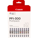Multipack Tintenpatronen Canon PFI-300 / 4192C008, 10 Patronen