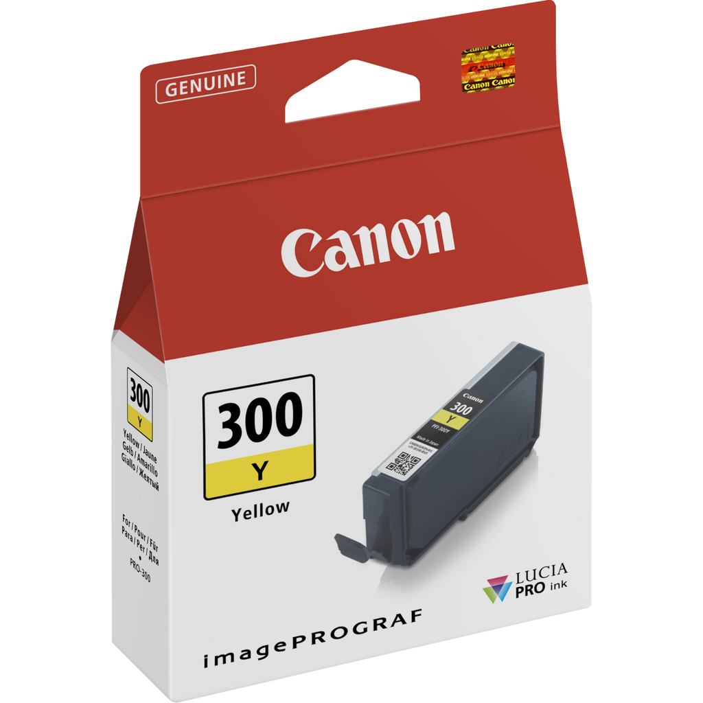 Tintenpatrone Canon PFI-300 / 4196C001 Gelb, 530 Seiten
