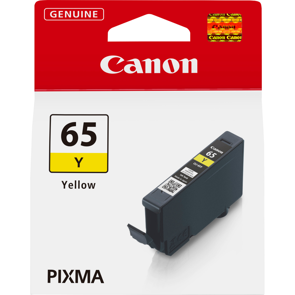 Cartouche d'encre Canon CLI-65Y / 4218C001 jaune, 295 pages