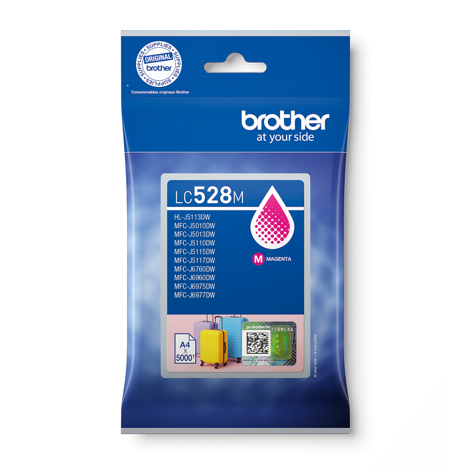 [LC528M] Cartouche d'encre Brother LC-528M / LC528M magenta XXL, 5 000 pages