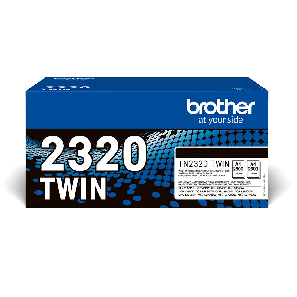 [TN2320TWIN] Brother TN-2320TWIN / TN2320TWIN black toner twin pack XL, 2 x 2,600 pages