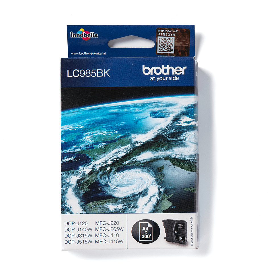 Cartouche d'encre Brother LC-985BK / LC985BK noire, 300 pages